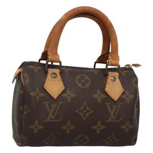 LOUIS VUITTON Monogram Mini Speedy Hand Bag M41534